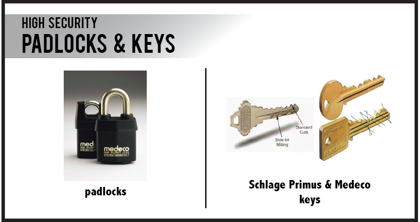 Padlocks & Keys